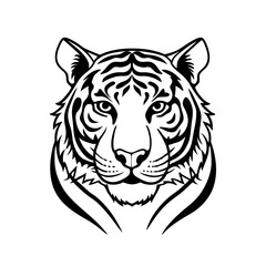 white tiger head