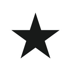 Obraz premium star icon vector logo.