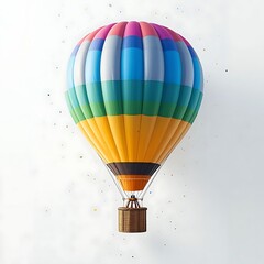 Fototapeta premium Colorful Hot Air Balloon