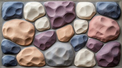 Stone wall texture, colorful pattern, background, design