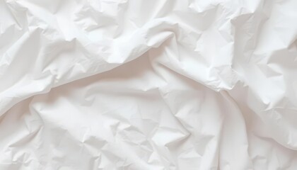 Obraz premium Crisp, subtly textured white cotton sheets, wrinkle-free background, illustration, texture