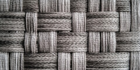 Woven Fabric Texture with Pattern

