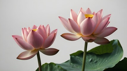 Pink lotus. Closeup of a beautiful pink lotus flower blooming. Pink lotus flower. 