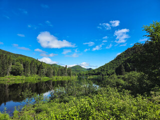Fototapeta premium lake in the mountains