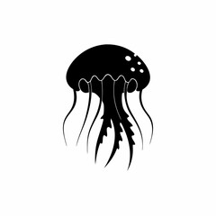 creative detail Jellyfish Icon vector illustration