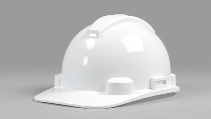 Fototapeta premium white construction helmet mockup