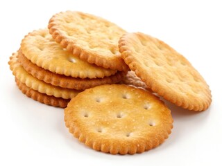 biscuit on white background