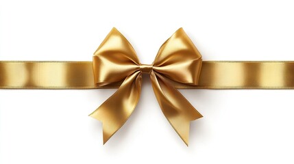 Gold Ribbon Bow
