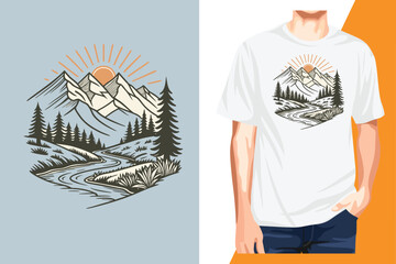 Framed Wilderness Adventure Tee