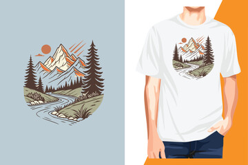 Framed Wilderness Adventure Tee