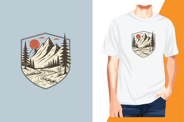 Framed Wilderness Adventure Tee