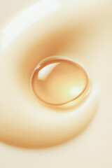 Close-up of Oil Drop