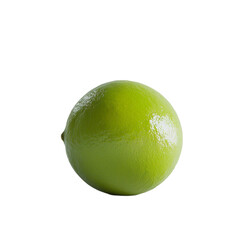 A single juicy lime vibrant green and refreshing