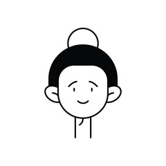 Waitress  Vector icon