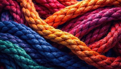 Intricate woven threads, rich colors, seamless repeat , art, seamless pattern, floral