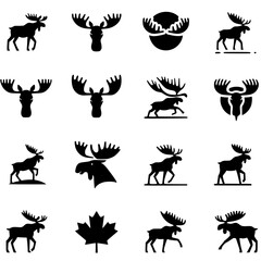 moose Icon Set