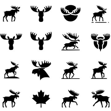 moose Icon Set