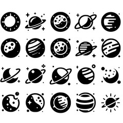 planets Icon Set