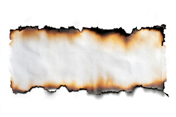Fototapeta premium old paper with burnt edges, Abstract vintage burning texture border frame template for design