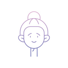 Waitress  Vector icon