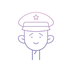 Policeman Vector icon