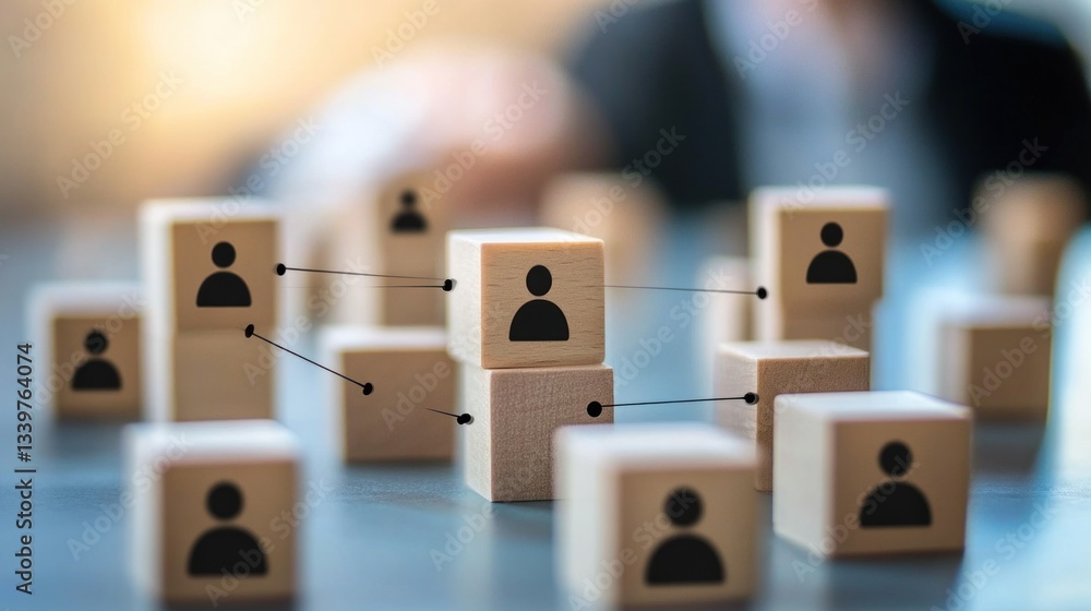 Poster networking and collaboration: a visual representation of interconnected individuals