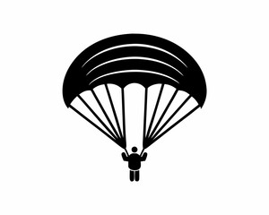 creative details Paragliding Icon vector illustration