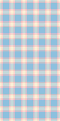 Display background check pattern, diamond texture plaid seamless. Sexual vector tartan textile fabric in cyan and light colors.
