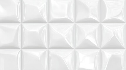 Elegant White Geometric Tiles for Modern Interior Design