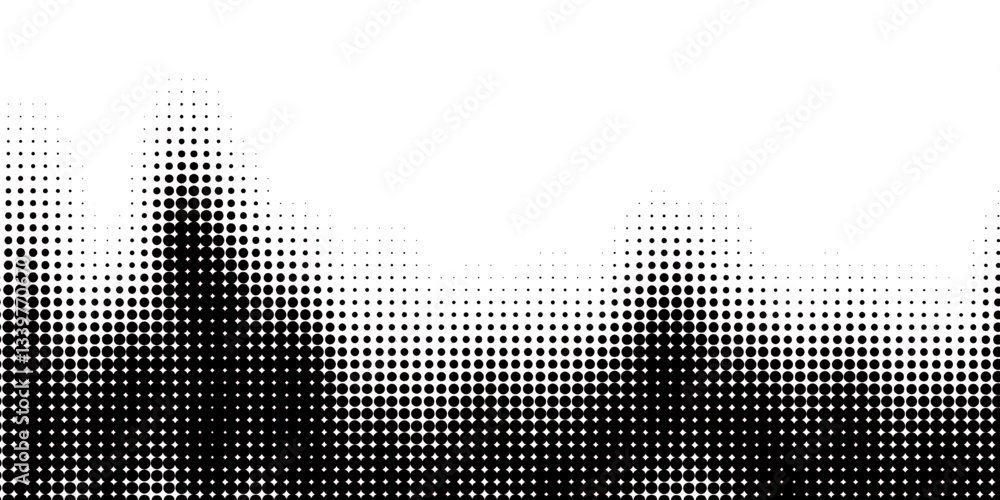 Poster abstract background with halftone. high-contrast halftone abstract backdrop. halftone. dots. vector.