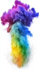 Fototapeta premium Stunning Colorful Powder Explosion Art