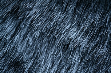 grey fur texture macro, gray faux fur texture close-up