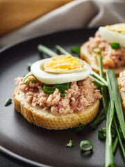Canned Tuna Toast A Healthy Gourmet Snack