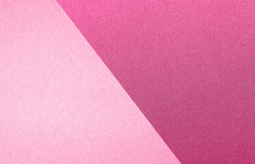 Minimalist pink abstract background with geometric paper texture and diagonal division. Great for...