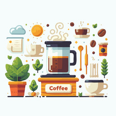 coffee, drink, beverage, cafe, cup, background, caffeine, espresso, aroma, mug, morning, food, hot, brown, closeup, breakfast, black, dark, fresh, white, mocha, cappuccino, isolated, break, design, la