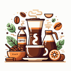 coffee, drink, beverage, cafe, cup, background, caffeine, espresso, aroma, mug, morning, food, hot, brown, closeup, breakfast, black, dark, fresh, white, mocha, cappuccino, isolated, break, design, la