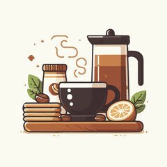 coffee, drink, beverage, cafe, cup, background, caffeine, espresso, aroma, mug, morning, food, hot, brown, closeup, breakfast, black, dark, fresh, white, mocha, cappuccino, isolated, break, design, la