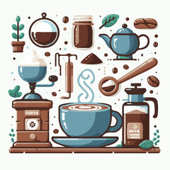 coffee, drink, beverage, cafe, cup, background, caffeine, espresso, aroma, mug, morning, food, hot, brown, closeup, breakfast, black, dark, fresh, white, mocha, cappuccino, isolated, break, design, la