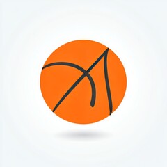 Fototapeta premium Basketball icon symbol, vector sign isolated. 