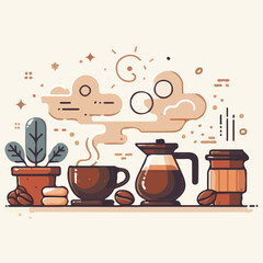 coffee, drink, beverage, cafe, cup, background, caffeine, espresso, aroma, mug, morning, food, hot, brown, closeup, breakfast, black, dark, fresh, white, mocha, cappuccino, isolated, break, design, la