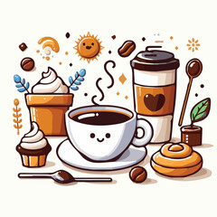 coffee, drink, beverage, cafe, cup, background, caffeine, espresso, aroma, mug, morning, food, hot, brown, closeup, breakfast, black, dark, fresh, white, mocha, cappuccino, isolated, break, design, la
