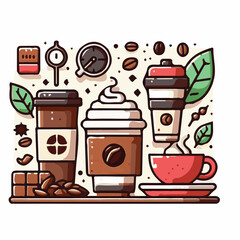 coffee, drink, beverage, cafe, cup, background, caffeine, espresso, aroma, mug, morning, food, hot, brown, closeup, breakfast, black, dark, fresh, white, mocha, cappuccino, isolated, break, design, la