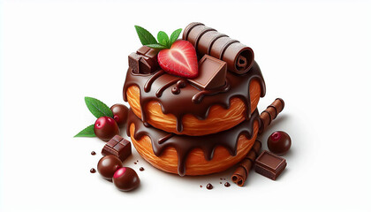 Decadent, flaky, and irresistibly chocolate-filled!