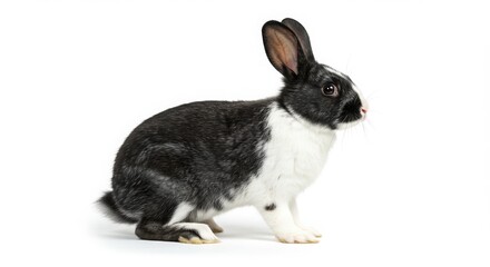 rabbit on white background