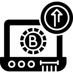 Bitcoin Icon Vector Element