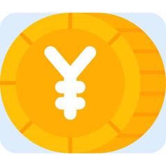 Fototapeta premium Yen Icon Vector Element
