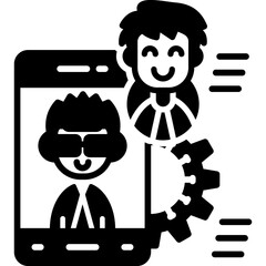 Customer Service Icon Vector Element