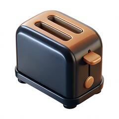 Sleek Two-Slice Toaster Modern Kitchen Appliance Design