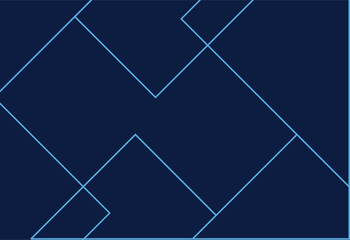 abstract blue background with squares. Minimal geometric design. Vector illustration.