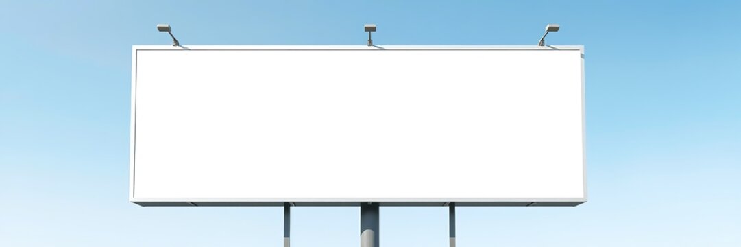 Modern Billboard Mockup - Blank Space for Design